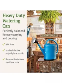 French Blue Watering Can -Gardener's Supply Sales 06341 7