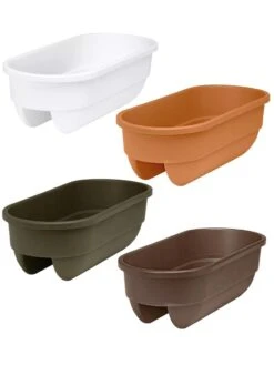 2' X 4' Railing Planter, 25" -Gardener's Supply Sales 34336 001E tif