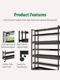 3-Tier Sunlite® Garden -Gardener's Supply Sales 39 357 4