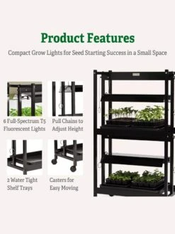 Compact 2-Tier SunLite® Garden -Gardener's Supply Sales 39 414 4