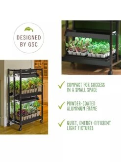Compact 2-Tier SunLite® Garden -Gardener's Supply Sales 39 414 7