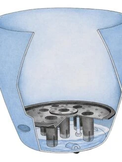 Viva Round Self-Watering Rolling Planter, 14" Diameter -Gardener's Supply Sales 39325 002 tif