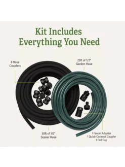 Snip-n-Drip Soaker Hose System -Gardener's Supply Sales 40 205 inclusion 3 4