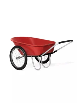 Poly-Tough Cart: A Two-Wheel Wheelbarrow -Gardener's Supply Sales 40186 088 tif