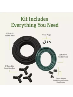 Garden Row Snip-n-Drip Soaker System -Gardener's Supply Sales 8587042 inclusion