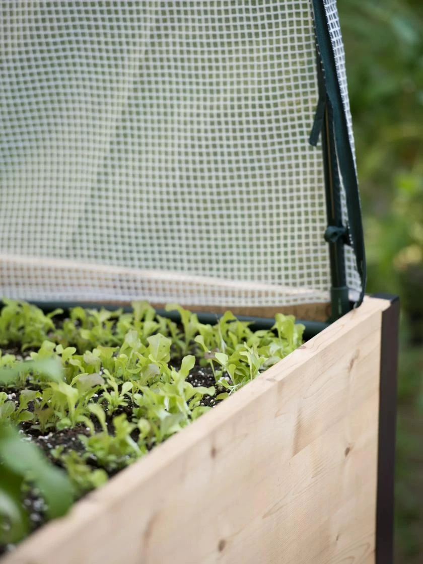 Elevated Planter Box, Frame And 2 Covers Kit, 2' X 8' 3 Elevated Planter Box, Frame And 2 Covers Kit, 2' X 8' - Image 3