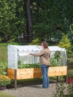 Elevated Planter Box, Frame And 2 Covers Kit, 2' X 8' 10 Elevated Planter Box, Frame And 2 Covers Kit, 2' X 8' -Gardener's Supply Sales 8587631 304 tif 1