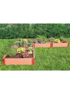 Classic Sienna Raised Garden Bed "L" Shaped With 2" Boards -Gardener's Supply Sales 8588255 05v