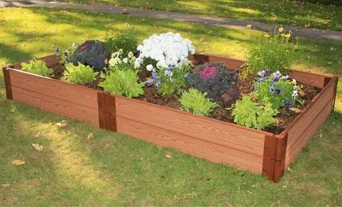 Composite Raised Bed With 1" Boards, 11" 1 Composite Raised Bed With 1" Boards, 11"