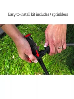 Snip-n-Spray Garden And Landscape Sprinkler System -Gardener's Supply Sales 8589718 7167 install