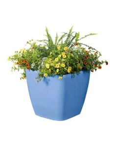 Viva Square Self-Watering Rolling Planter, 14" Diameter 7 Viva Square Self-Watering Rolling Planter, 14" Diameter -Gardener's Supply Sales 8589777BL 6080 tif