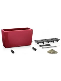 Lechuza® Cararo Rectangular Indoor Planter With Casters 7 Lechuza® Cararo Rectangular Indoor Planter With Casters -Gardener's Supply Sales 8590295 04v