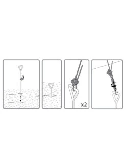 Canopia® By Palram Anchoring Kit For Snap & Grow™ Greenhouse -Gardener's Supply Sales 8591357 08v