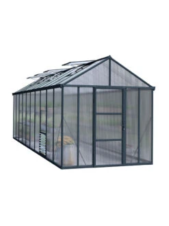 Canopia® By Palram Glory™ Greenhouse, 8' -Gardener's Supply Sales 8591552 02v glory greenhouse 8 x 20 ft
