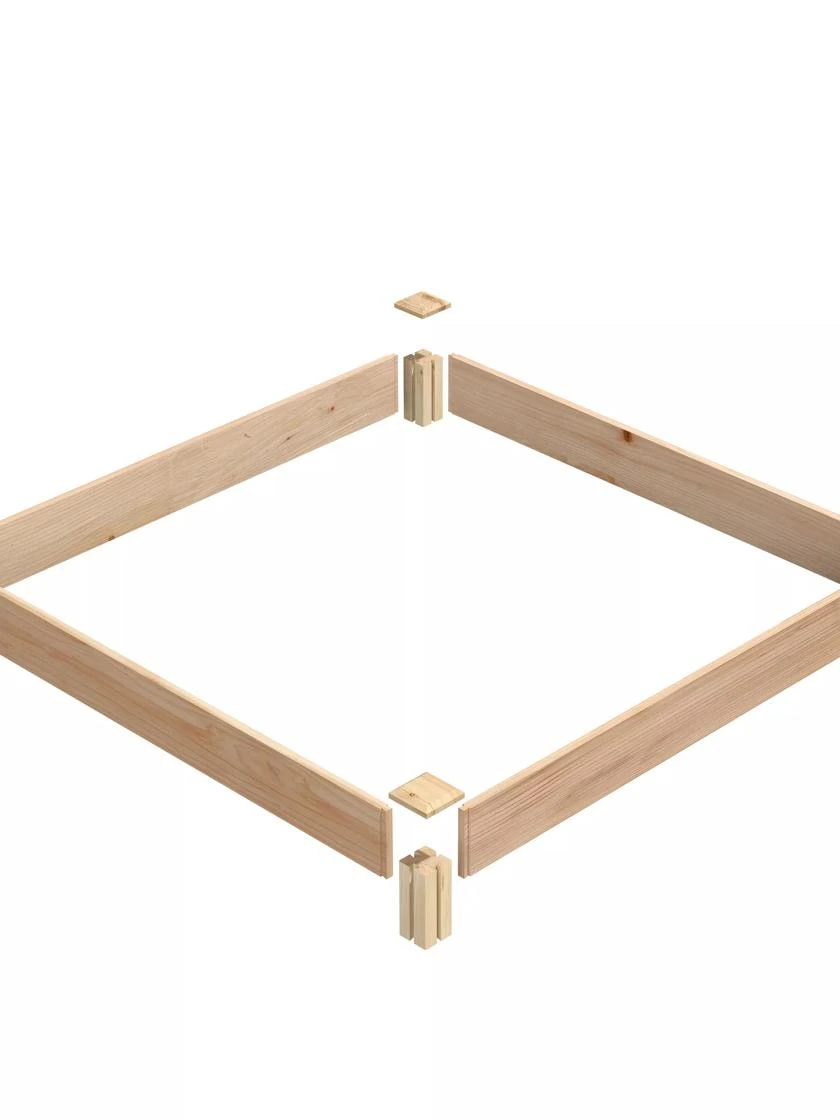 Cedar Raised Garden Bed, 4' X 4' X 6" 2 Cedar Raised Garden Bed, 4' X 4' X 6" - Image 2