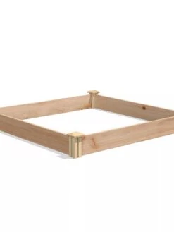 Cedar Raised Garden Bed, 4' X 4' X 6" 11 Cedar Raised Garden Bed, 4' X 4' X 6" -Gardener's Supply Sales 8591724 04V tif
