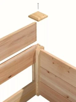 Cedar Raised Garden Bed, 4' X 4' X 6" 8 Cedar Raised Garden Bed, 4' X 4' X 6" -Gardener's Supply Sales 8591724 06V tif