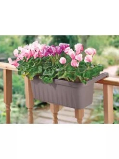 Adjustable Self-Watering Railing Planter, 24" -Gardener's Supply Sales 8592173 02V 3 4