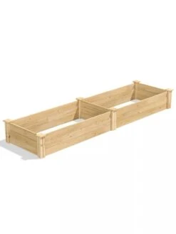 2' Cedar Raised Bed Garden Beds -Gardener's Supply Sales 8593768 05V 3 4