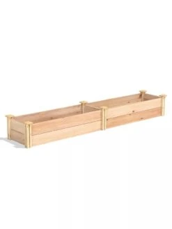 Premium Cedar Raised Garden Bed, 16" X 96" -Gardener's Supply Sales 8593873 03V