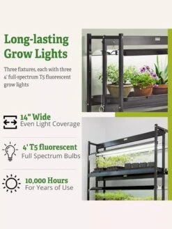 High Intensity 3-Tier SunLite® Garden -Gardener's Supply Sales 8593944 6