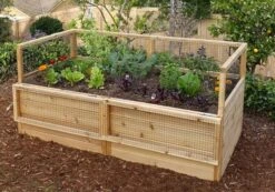 OLT Raised Cedar Garden Bed, 3' X 6' 8 OLT Raised Cedar Garden Bed, 3' X 6' -Gardener's Supply Sales 8594002 01V tif