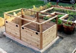 OLT Raised Cedar Garden Bed, 3' X 6' 11 OLT Raised Cedar Garden Bed, 3' X 6' -Gardener's Supply Sales 8594002 05V tif