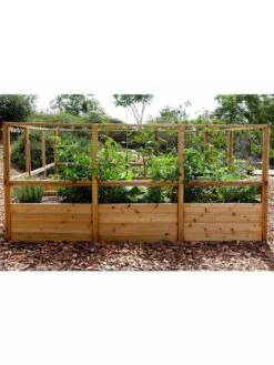 Garden In A Box With Deer Fence, 8' X 12' -Gardener's Supply Sales 8594021 03V 3 4