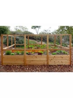 Garden In A Box With Deer Fence, 8' X 12' -Gardener's Supply Sales 8594021 06V 3 4