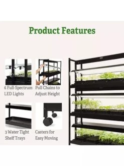 LED SunLite® 3-Tier Garden -Gardener's Supply Sales 8595554 4