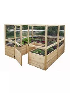 Garden In A Box With Deer Fence, 8' X 12' -Gardener's Supply Sales 8595875 07V 3 4