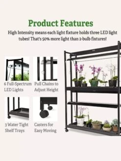 LED SunLite® High Intensity 2-Tier Garden -Gardener's Supply Sales 8596023 4