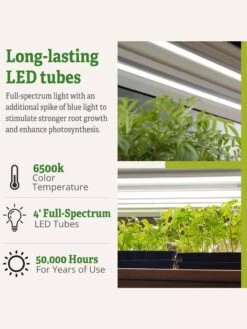 LED SunLite® High Intensity 2-Tier Garden -Gardener's Supply Sales 8596023 5