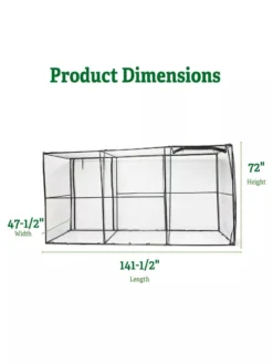 Crop Cage, 4' X 12' -Gardener's Supply Sales 8596540 2