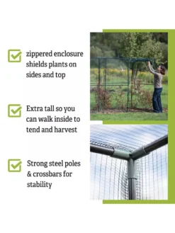 Crop Cage, 4' X 12' -Gardener's Supply Sales 8596540 4