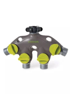4-Way Faucet Adapter -Gardener's Supply Sales 8596578 7115 tif