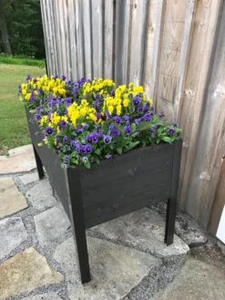 Eco-Stained Elevated Planter Box, 2'x4' -Gardener's Supply Sales 8596759 01CUST 1