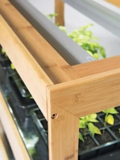 Medium Bamboo LED Grow Light Garden -Gardener's Supply Sales 8597720 7795 tif