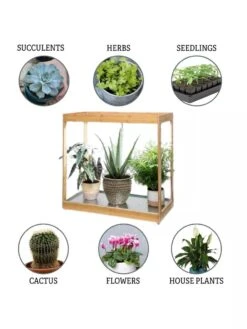 Medium Bamboo LED Grow Light Garden -Gardener's Supply Sales 8597883 3