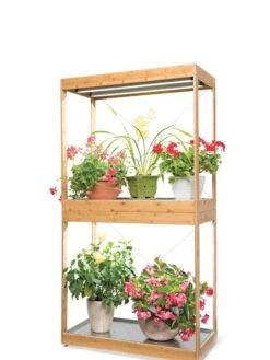 Bamboo Display LED Grow Light Garden -Gardener's Supply Sales 8598086 4001 tif