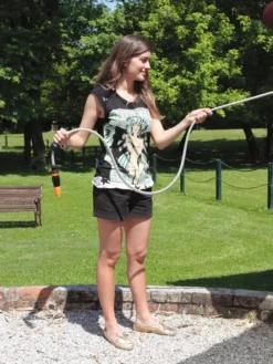 G.F. Italia Wall Mounted 100' Hose And Automatic Reel -Gardener's Supply Sales 8598485 01V tif