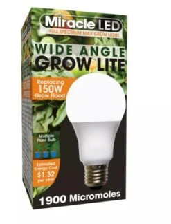 Miracle LED Corded 4-Socket Grow Light Kit With Bulbs, Full Spectrum And Red -Gardener's Supply Sales 8599032 02V tif