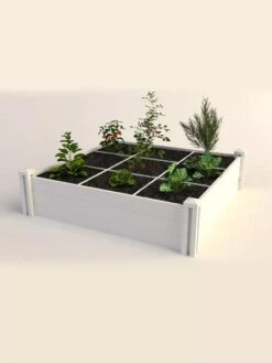 Raised Garden Bed With Grow Grid, 4' X 4' -Gardener's Supply Sales 8599291 02V