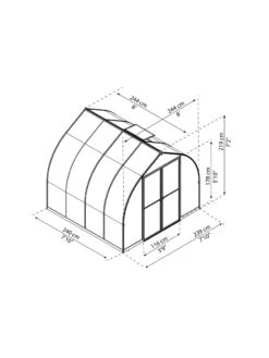 Canopia® By Palram Bella™ Greenhouse, 8' -Gardener's Supply Sales 8599337 08v