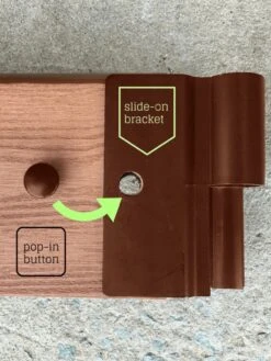 Classic Sienna Circle Keyhole Garden With 2" Boards -Gardener's Supply Sales 8599444 03v