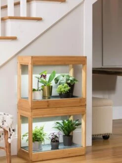 Bamboo Mini LED Grow Light Garden 15 Bamboo Mini LED Grow Light Garden -Gardener's Supply Sales 8599624 12746 tif