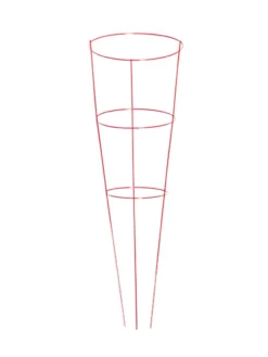 Heavy-Duty Plant Supports 42", Set Of 5 -Gardener's Supply Sales 8600029 02v heavy duty colorful plant supports 42 inch red