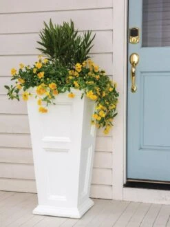 Fairfield Self-Watering Tall Patio Planters, 34” -Gardener's Supply Sales 8600109 016 tif
