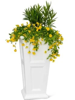 Fairfield Self-Watering Tall Patio Planters, 34” -Gardener's Supply Sales 8600109 017 tif