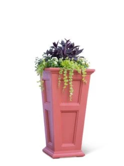 Fairfield Self-Watering Tall Patio Planters, 34” -Gardener's Supply Sales 8600109 0681 tif